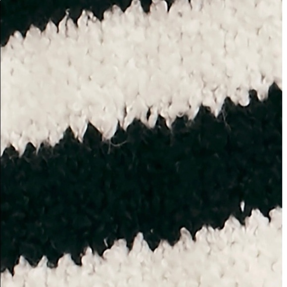 NWOT Free People Nova stripe tassel scarf acrylic - Picture 5 of 8